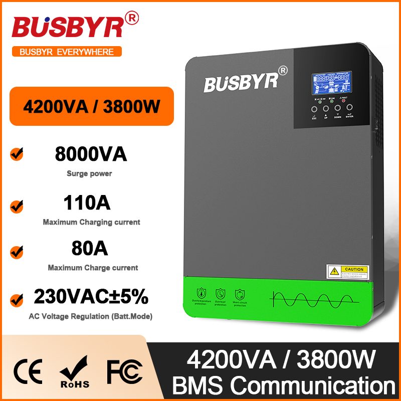 Drone Solar Charger - 4.2KW 6.2KW Hybrid Solar Inverters 24V