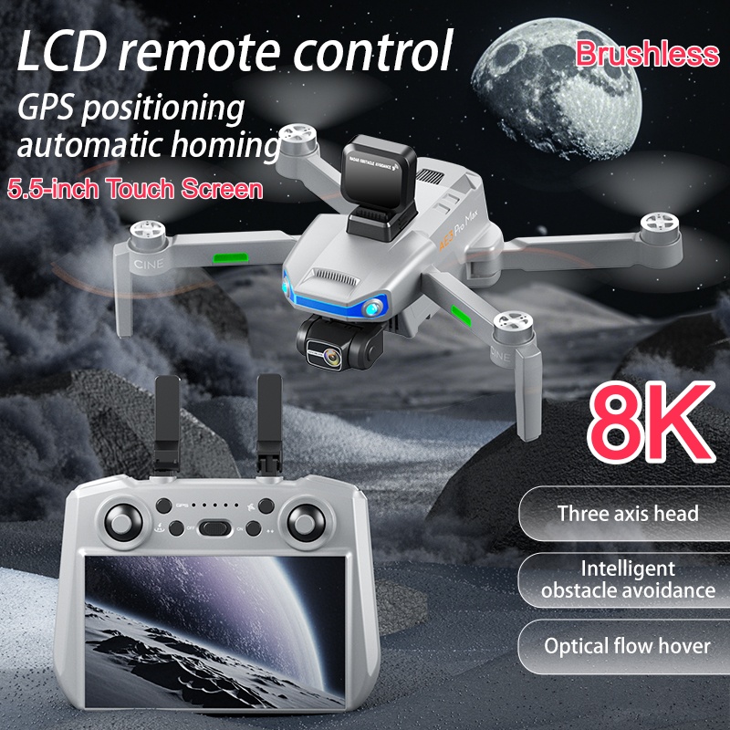 Drone Controller Screen - 3 Axis Gimbal EIS Stable Obstacle
