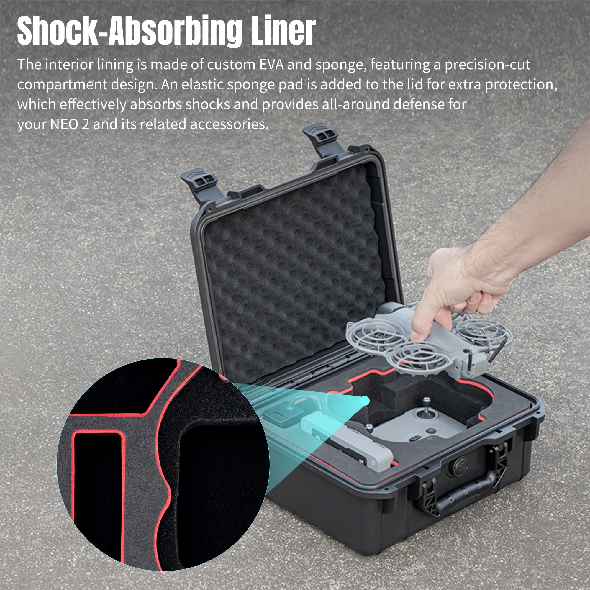 For DJI Neo 2 Portable Storage - Drone Hard Shell Case 评论和价格