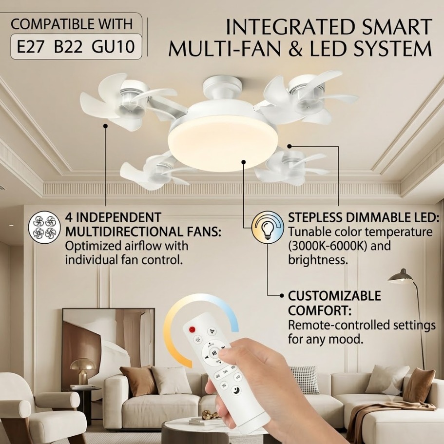 3/4 Heads Drone Style 3-in-1 C - Drone Beacon Light 评论和价格