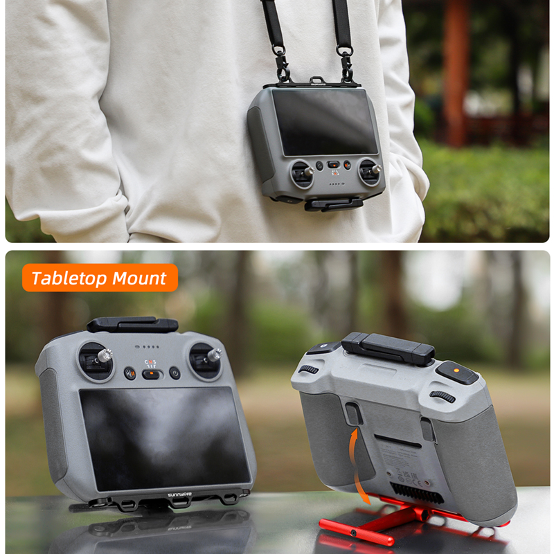 2in1 Handle Stand Bracket Neck - Drone Remote Controller Lanyard 评论和价格