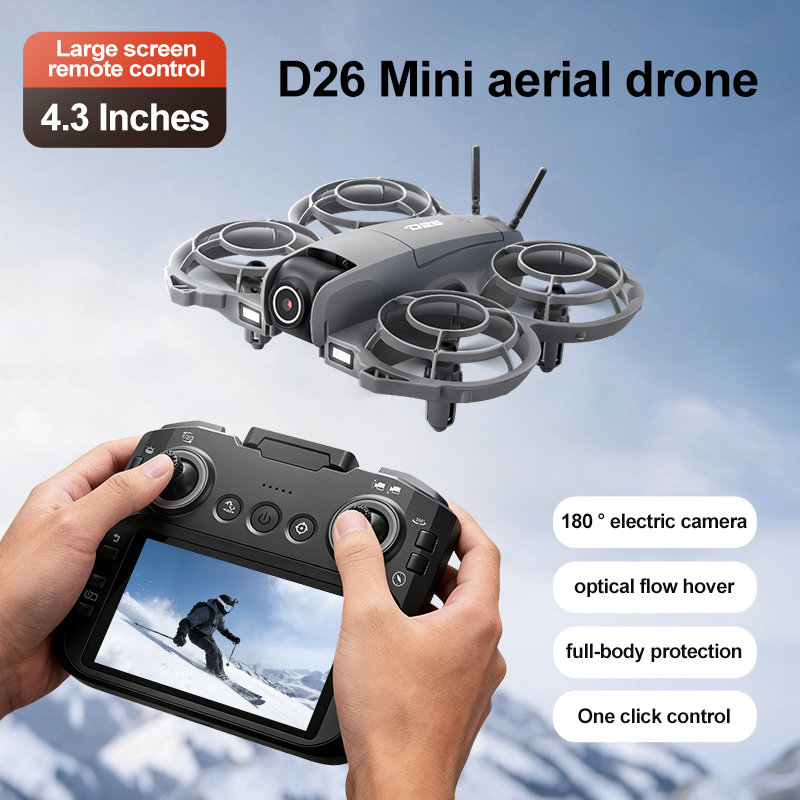 D26 Drone 4K Aerial HD 180° Ca - Drone Controller Screen 评论和价格