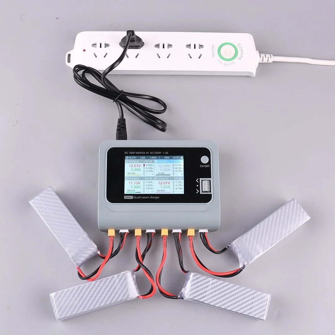 Q4AC four-channel model aircra - Drone Battery Charger 评论和价格