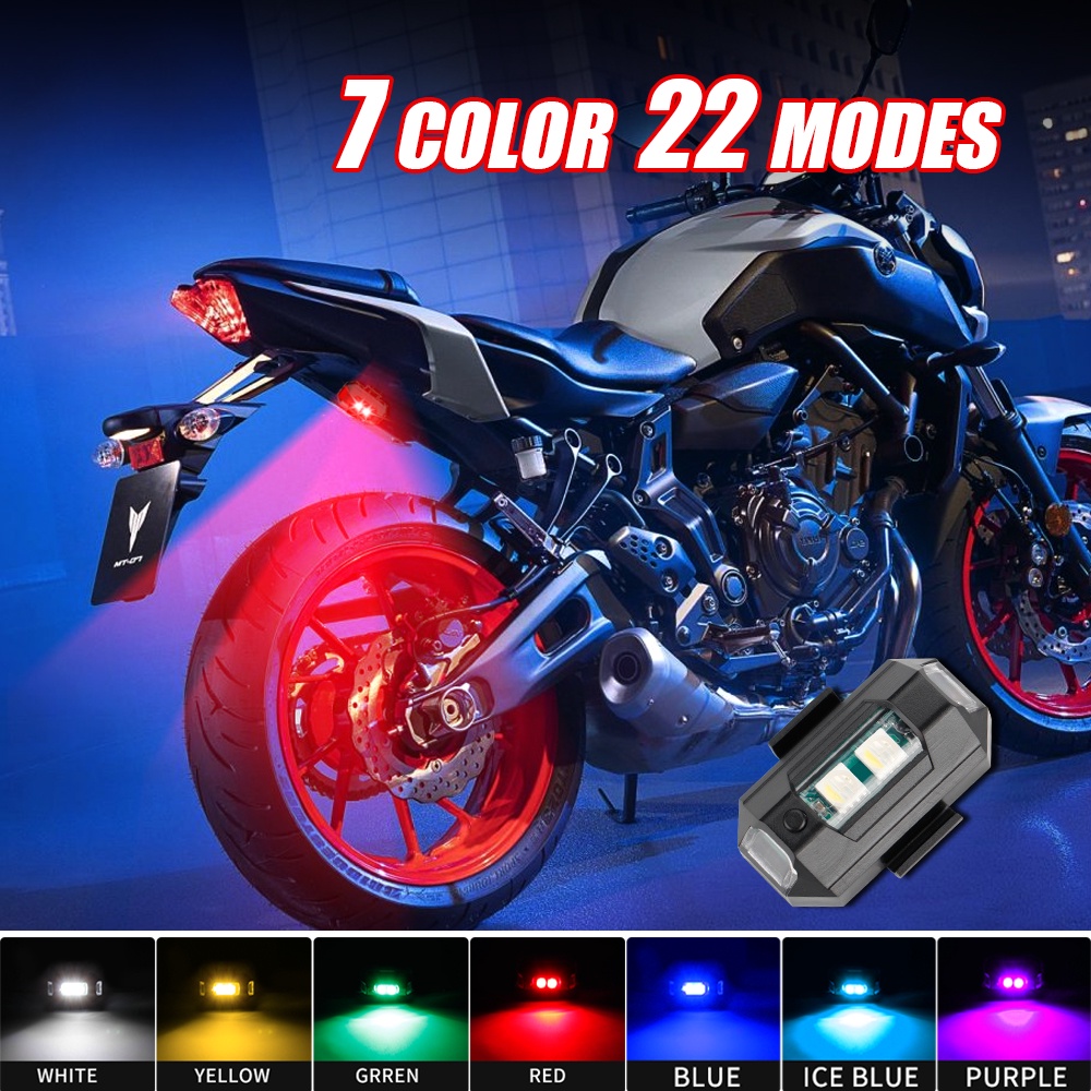 1PC 7 Color Mini USB Charging  - Drone Beacon Light 评论和价格