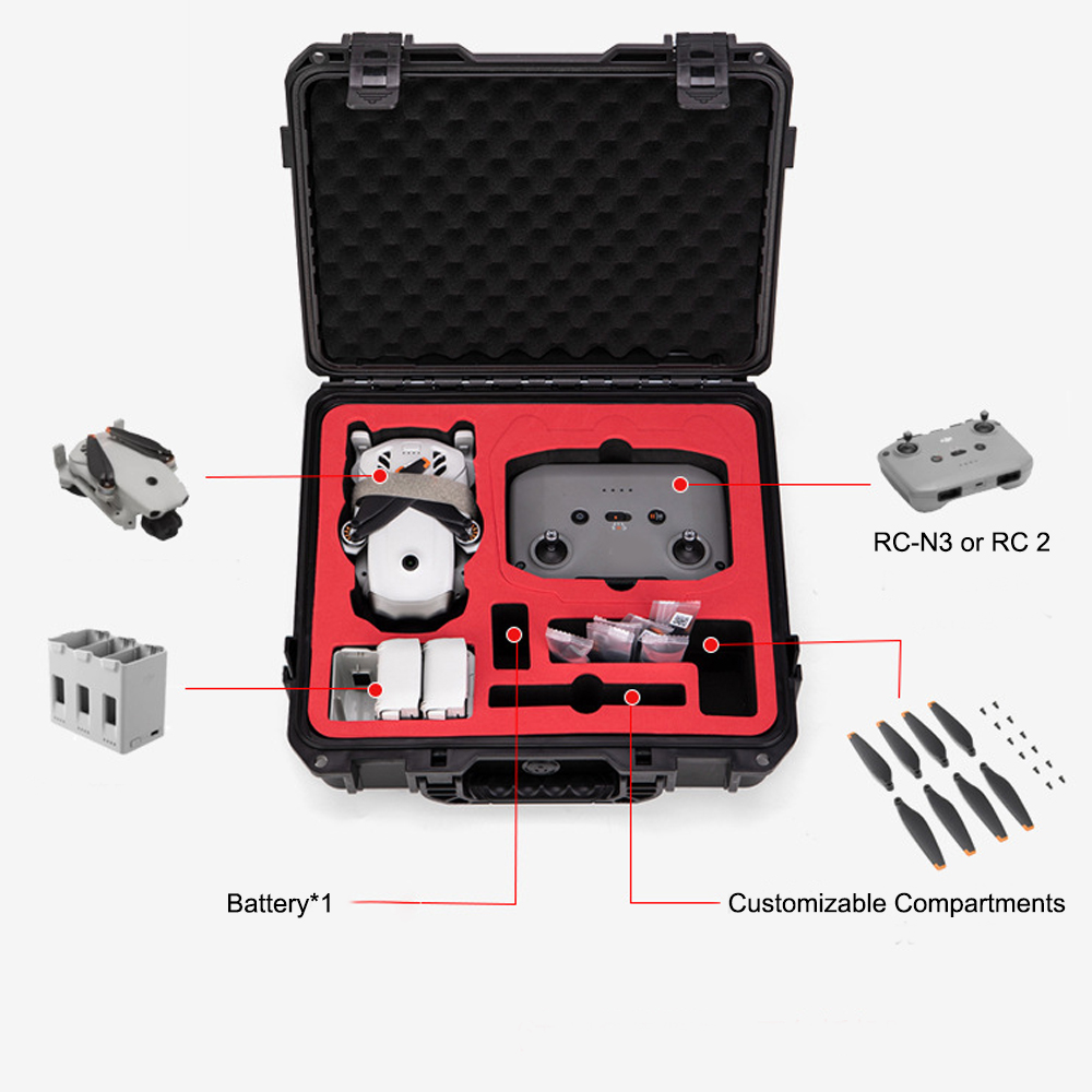 Waterproof Hard Carrying Case  - Drone Carrying Case 评论和价格